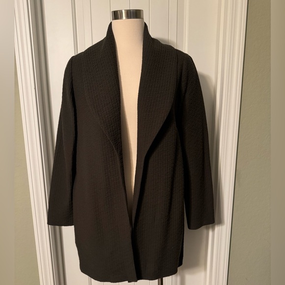 Eileen fisher tencel open front blazer, size medium- EUC - Picture 3 of 7